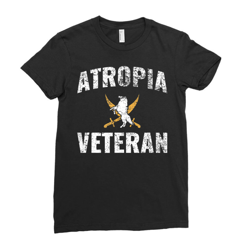 Army War In Atropia Veteran 20512 Ladies Fitted T-Shirt by femalesbaubles | Artistshot