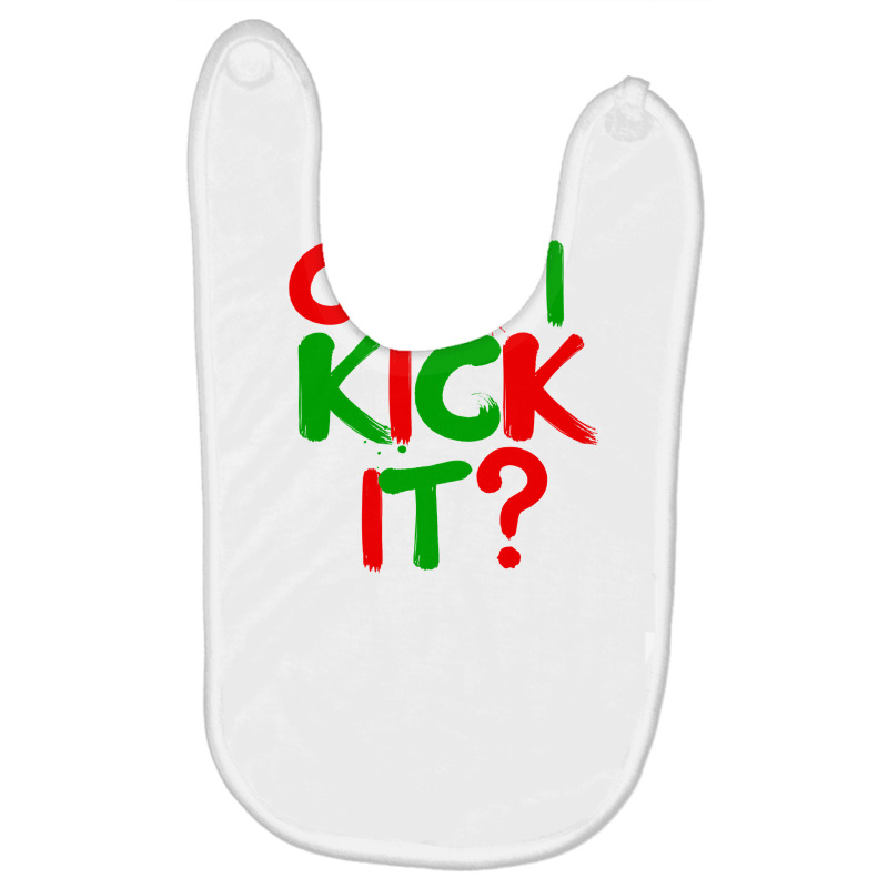 Can I Kick It Novelty Hip Hop Can I Kick It Baby Bibs by HayleyArtist | Artistshot