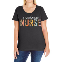 Oncology Nurse Leopard Print Nursing School Women T Shirt Ladies Curvy T-shirt | Artistshot