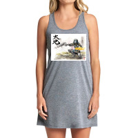 Tali From Mass Effect Sumie Style With Calligraphy Great Land Poster Tank Dress | Artistshot