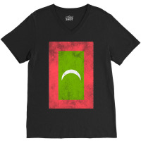 Maldives  Awesome Flag V-neck Tee | Artistshot