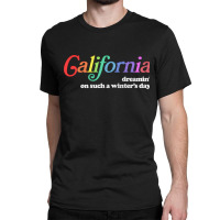 California Dreamin Retro Style Aesthetic Design Classic T-shirt | Artistshot