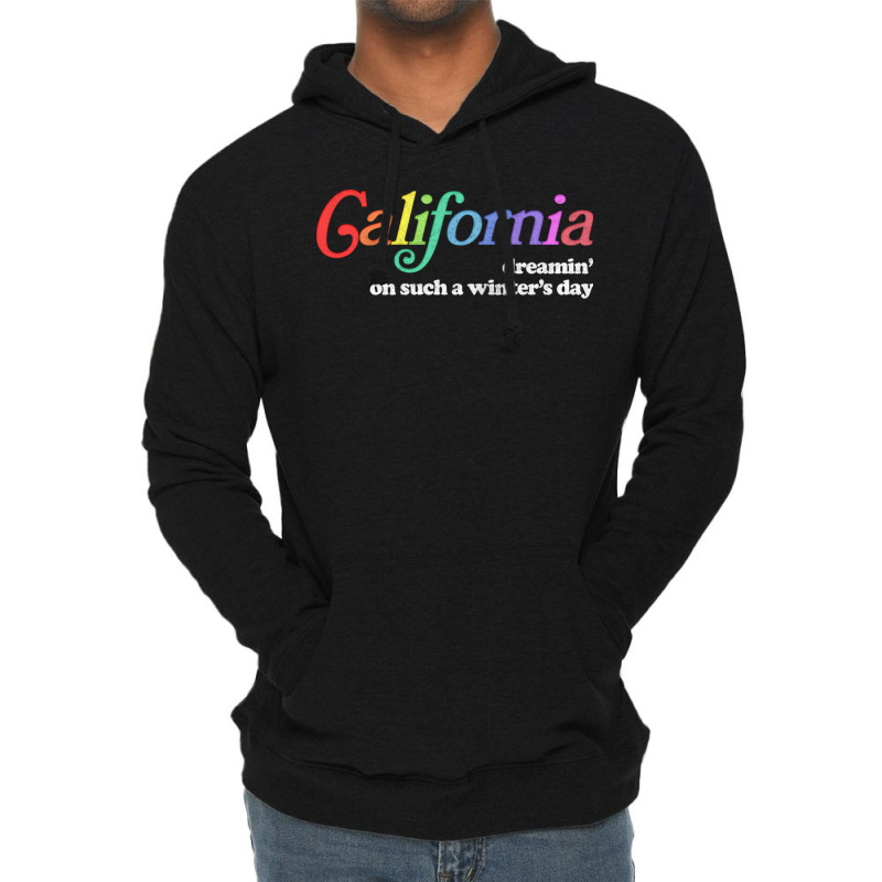 California Dreamin Retro Style Aesthetic Design Lightweight Hoodie by CaridadAlstott | Artistshot