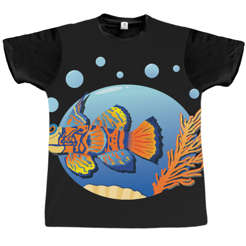 Mandarin Fish Synchiropus Splendidus Dragonet Graphic T-shirt by webberkyla | Artistshot