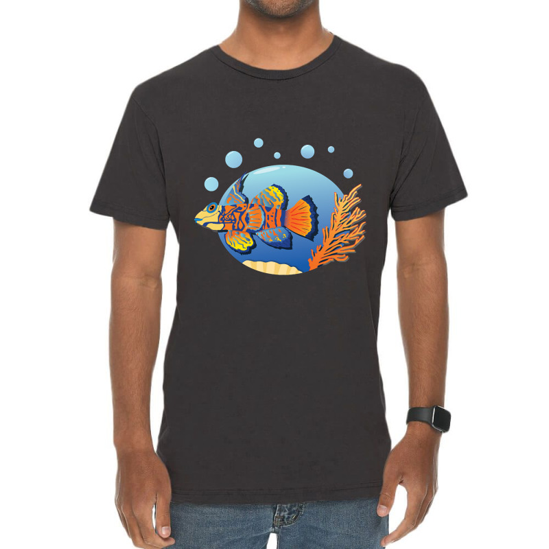 Mandarin Fish Synchiropus Splendidus Dragonet Vintage T-Shirt by webberkyla | Artistshot