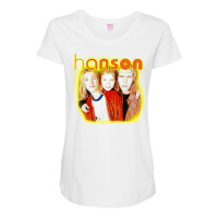 Hanson Classic  Music Blue Maternity Scoop Neck T-shirt | Artistshot