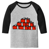 Christmas Gift Boxes Youth 3/4 Sleeve | Artistshot