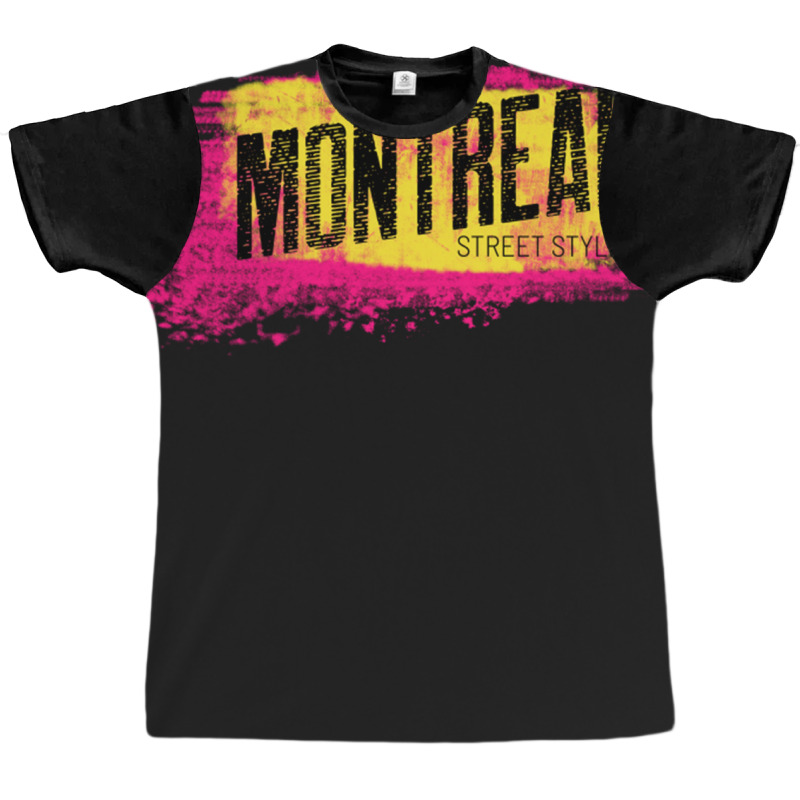 Montreal Quebec Canada Street Style Graphic T-shirt by JudyRowena | Artistshot