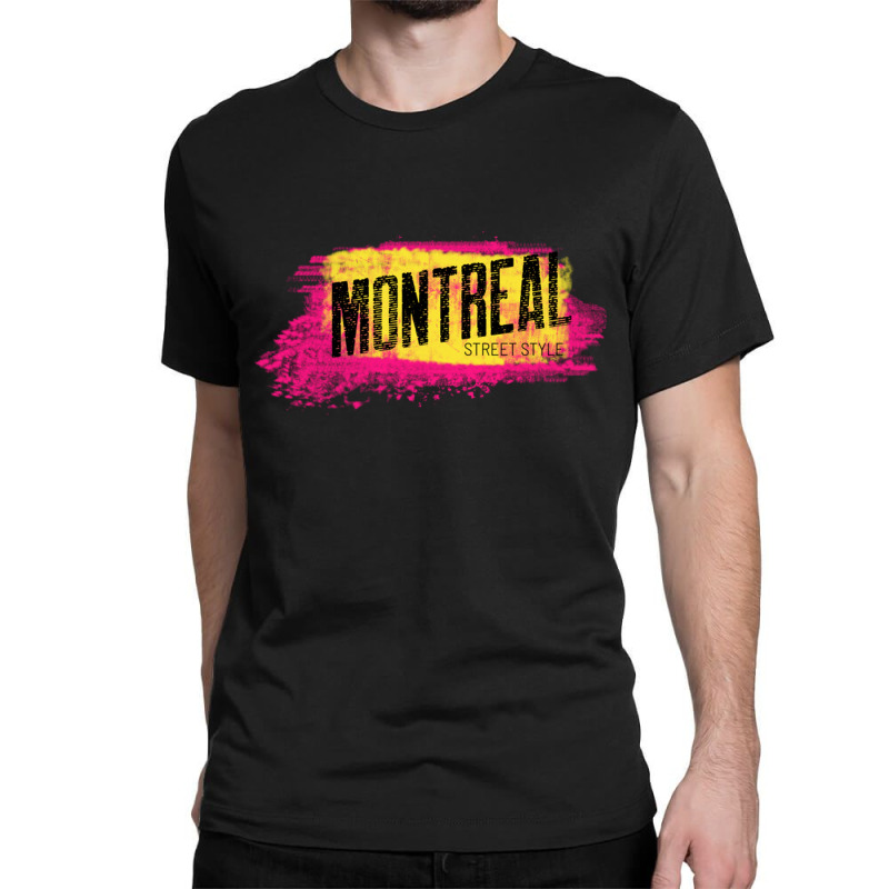 Montreal Quebec Canada Street Style Classic T-shirt by JudyRowena | Artistshot