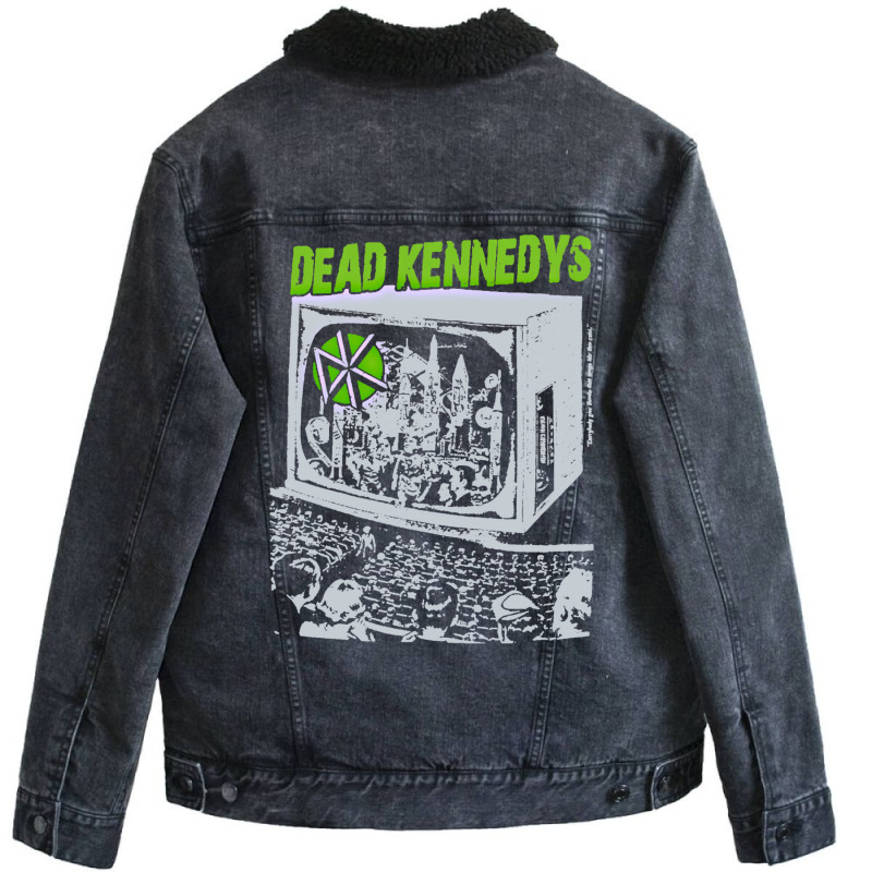 Dead Kennedys Television   Nostalgia Unisex Sherpa-Lined Denim Jacket by narailaiboudb | Artistshot