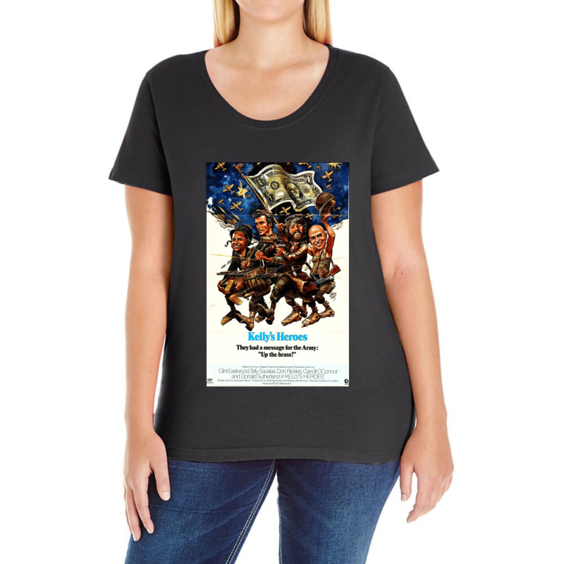 Kelly's Heroes 1970 World War Ii Comedy Drama Heist Film Ladies Curvy T-Shirt by MabellaPennachio | Artistshot