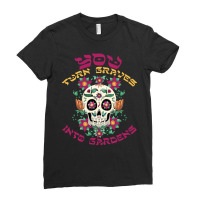 Graves Into Gardens Ladies Fitted T-shirt | Artistshot