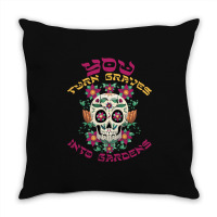 Graves Into Gardens Throw Pillow | Artistshot