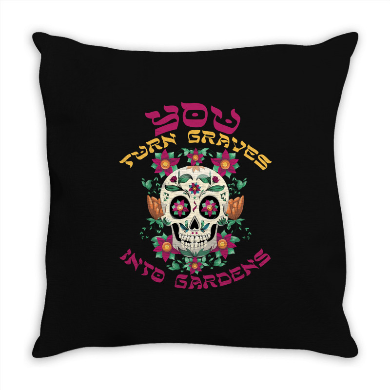 Graves Into Gardens Throw Pillow | Artistshot