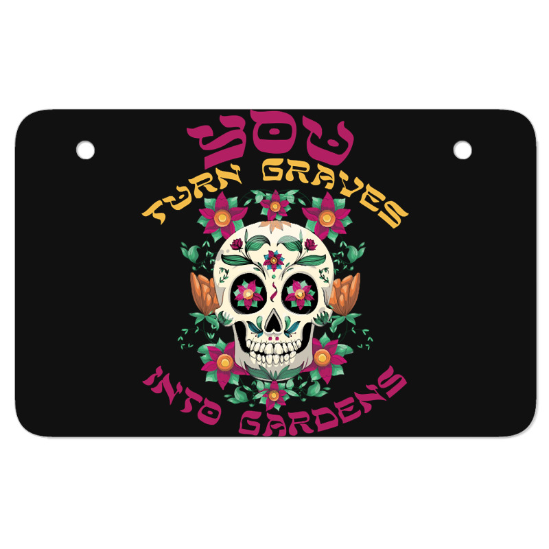 Graves Into Gardens Atv License Plate | Artistshot