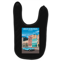 Havana Old City Travel Baby Bibs | Artistshot