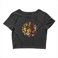 Music Instruments Lover Crop Top | Artistshot