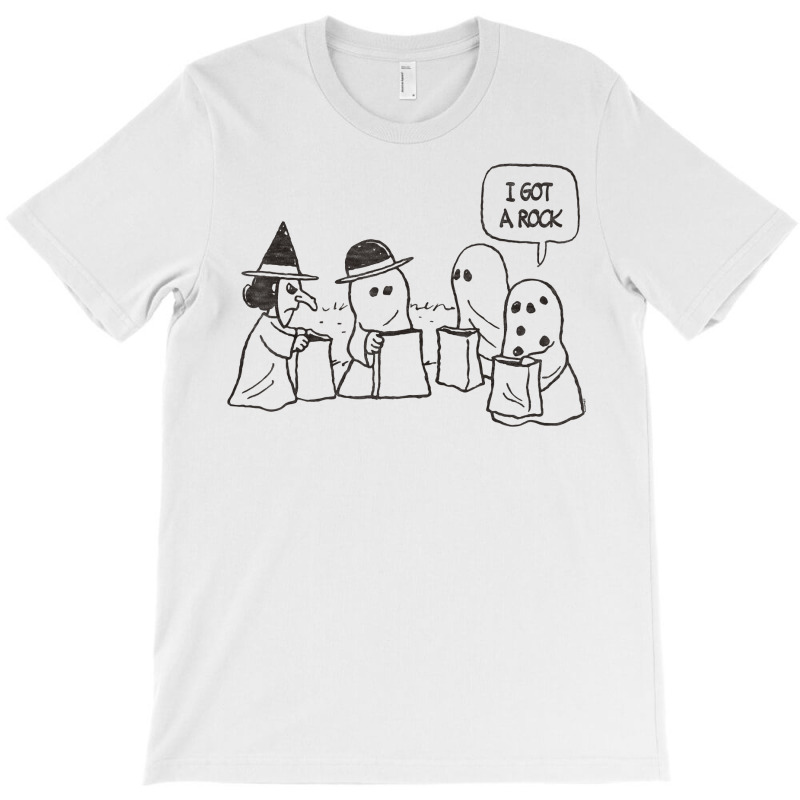 Peanuts Halloween Charlie Brown I Got A Rock T Shirt T-shirt | Artistshot