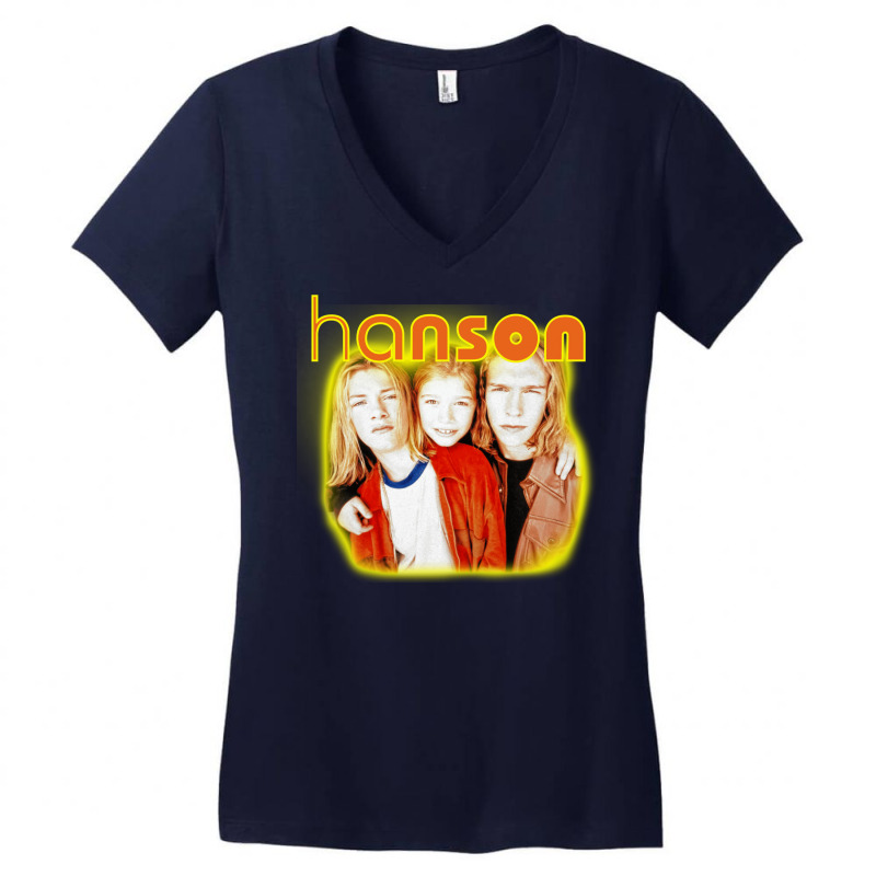 Hanson Classic  Music Women's V-Neck T-Shirt by dinsfokems | Artistshot