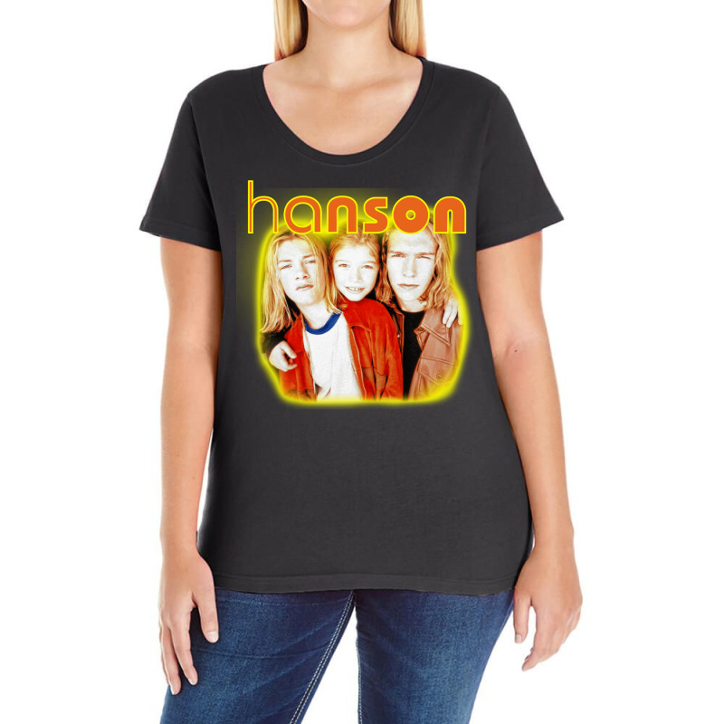 Hanson Classic  Music Ladies Curvy T-Shirt by dinsfokems | Artistshot