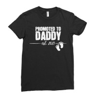 Promoted To Daddy 2021 Soon To Be Dad Husband Gift Ladies Fitted T-shirt | Artistshot