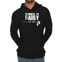 Promoted To Daddy 2021 Soon To Be Dad Husband Gift Lightweight Hoodie | Artistshot