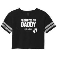 Promoted To Daddy 2021 Soon To Be Dad Husband Gift Scorecard Crop Tee | Artistshot