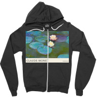 Nympheas, Claude Monet Zipper Hoodie | Artistshot