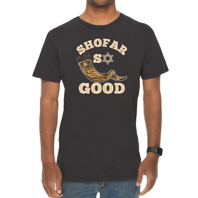 Shofar So Good Rosh Hashanah Vintage T-shirt | Artistshot