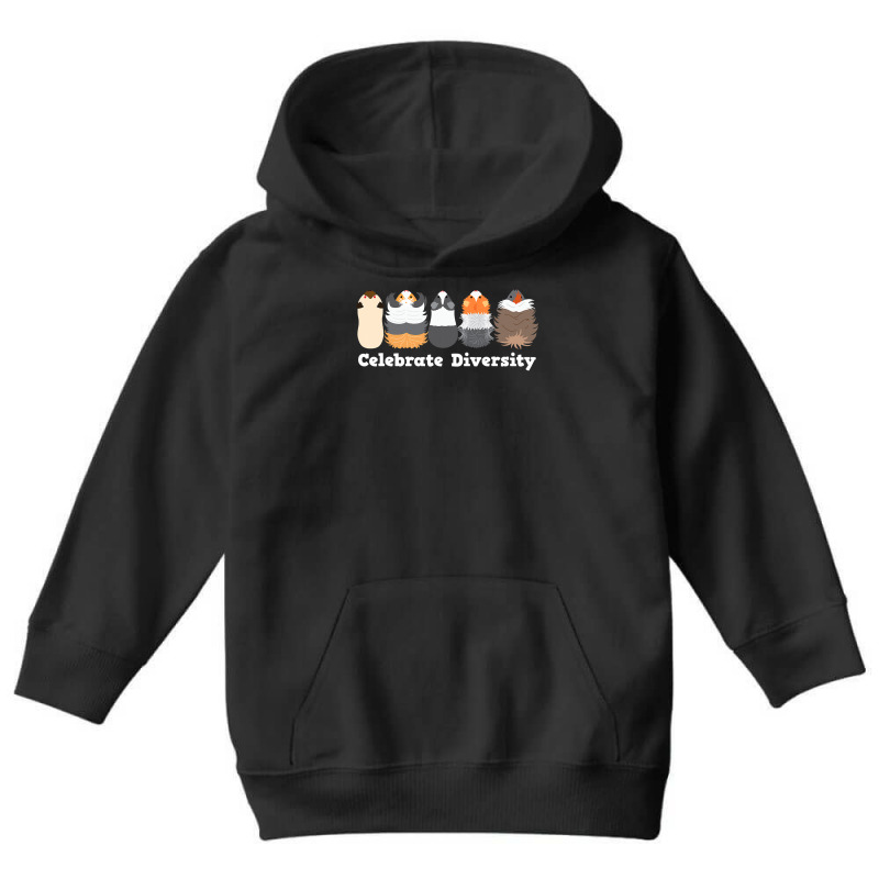 Funny  Celebrate Diversity  Cute Gift For Guinea Pig Lovers Youth Hoodie | Artistshot