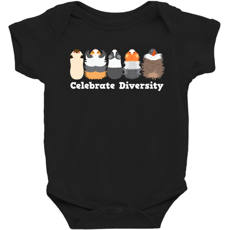 Funny  Celebrate Diversity  Cute Gift For Guinea Pig Lovers Baby Bodysuit | Artistshot