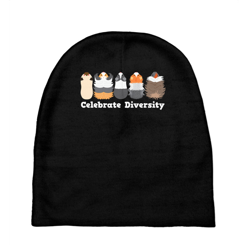 Funny  Celebrate Diversity  Cute Gift For Guinea Pig Lovers Baby Beanies | Artistshot