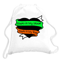 In My Heart Rod Drawstring Bags | Artistshot