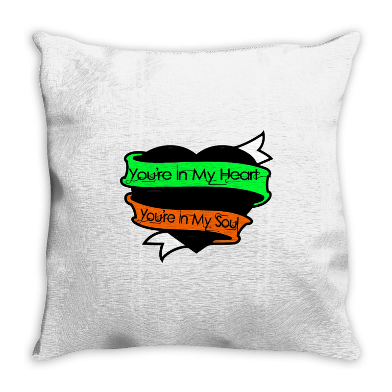 In My Heart Rod Throw Pillow | Artistshot