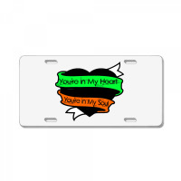 In My Heart Rod License Plate | Artistshot