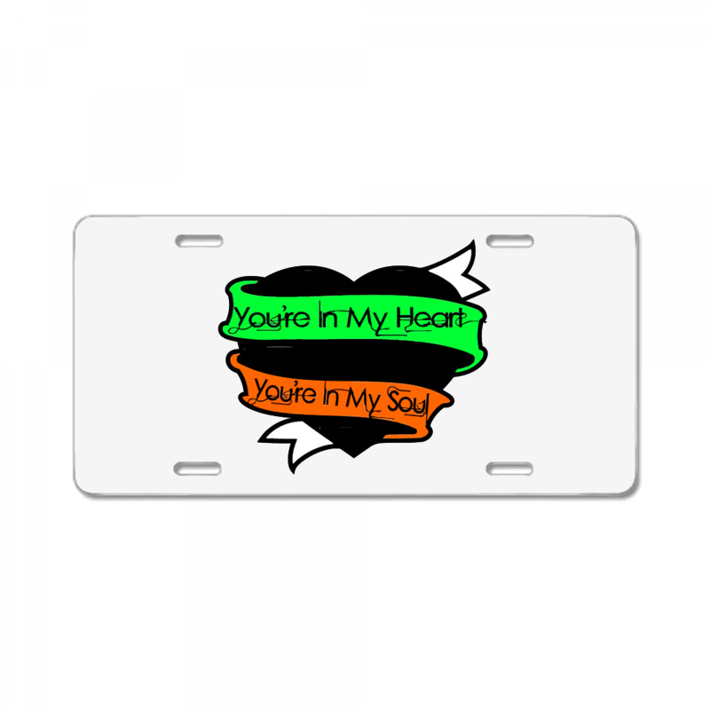 In My Heart Rod License Plate | Artistshot