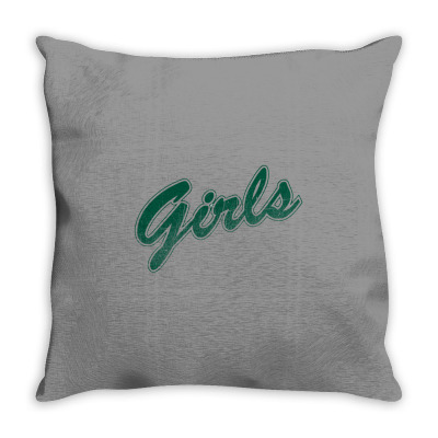Girls Green Rachel Friends Throw Pillow Designed By Shirt1na