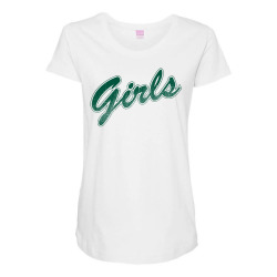girls green rachel friends Maternity Scoop Neck T-shirt | Artistshot