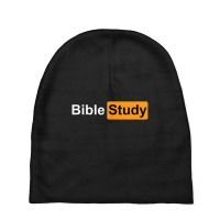 Bible Study Hub Funny Sarcastic Adult Humor Baby Beanies | Artistshot