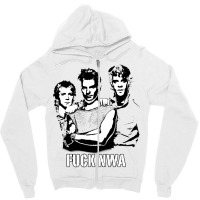 Nwa The Police The Fued Classic Nature Zipper Hoodie | Artistshot