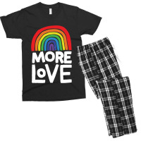 More Love Tri Blend Men's T-shirt Pajama Set | Artistshot