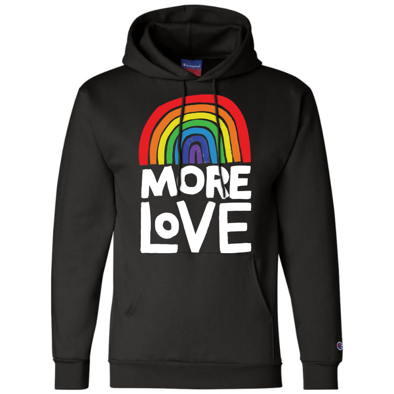 More Love Tri Blend Champion Hoodie by JohnDavidMay | Artistshot