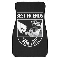 Schnauzer Best Friends For Life Tshirt Front Car Mat | Artistshot