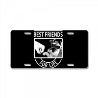 Schnauzer Best Friends For Life Tshirt License Plate | Artistshot