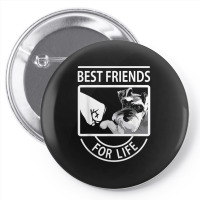 Schnauzer Best Friends For Life Tshirt Pin-back Button | Artistshot