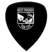 Schnauzer Best Friends For Life Tshirt Shield S Patch | Artistshot