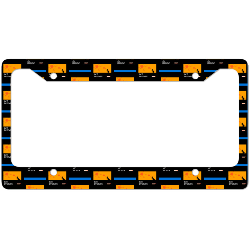 Last Dinosaur Flcl The Pillows Sleeveless Top Blue License Plate Frame | Artistshot