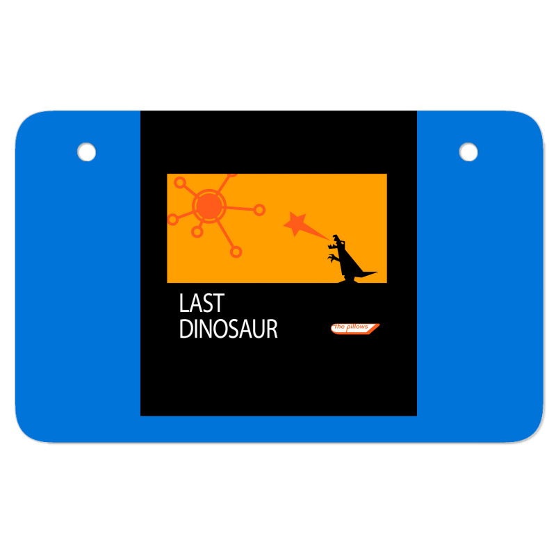 Last Dinosaur Flcl The Pillows Sleeveless Top Blue Atv License Plate | Artistshot