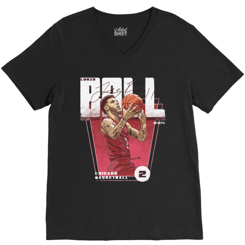 Lonzo Ball Premiere V-Neck Tee by KyungSavard | Artistshot