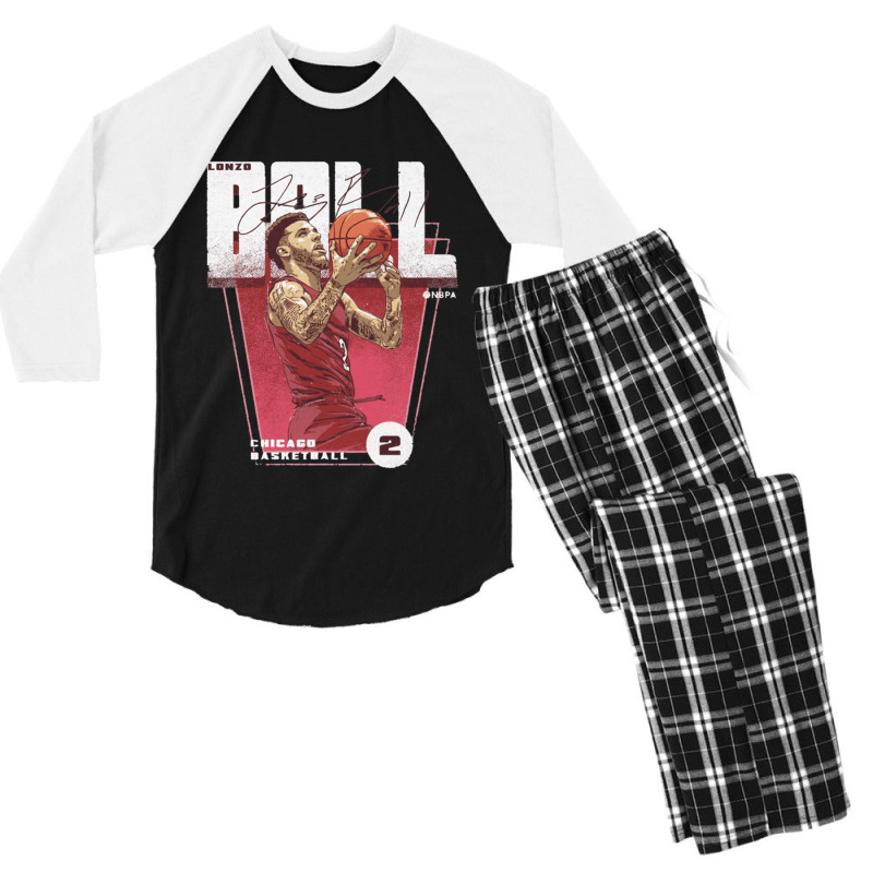 Lonzo Ball Premiere Men's 3/4 Sleeve Pajama Set by KyungSavard | Artistshot